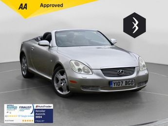 Lexus SC 4.3 430 Convertible 2dr Petrol Automatic (287 g/km, 282 bhp)