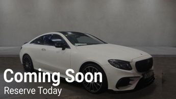 Mercedes E Class 3.0 E400 V6 AMG Line (Premium Plus) Coupe 2dr Petrol G-Tronic+ 4