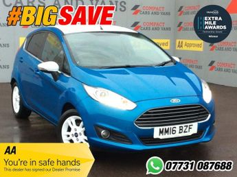 Ford Fiesta 1.0T EcoBoost Zetec Blue Edition Hatchback 5dr Petrol Manual Eur