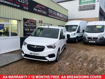 Vauxhall Combo 1.5 Turbo D 2300 Sportive Panel Van 4dr Diesel Manual L2 H1 Euro