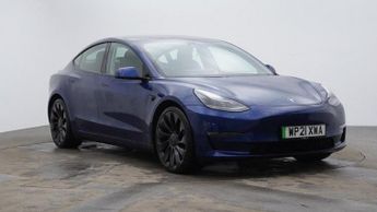 Tesla Model 3 (Dual Motor) Performance Saloon 4dr Electric Auto 4WDE (Performa