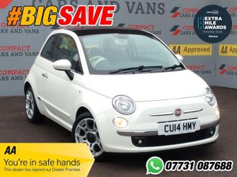 Fiat 500 1.2 Lounge Hatchback 3dr Petrol Dualogic Euro 6 (s/s) (69 bhp)