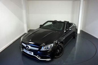 Mercedes C Class 4.0 C63 V8 BiTurbo AMG Cabriolet-1 OWNER CAR-FINISHED IN OBSIDIA