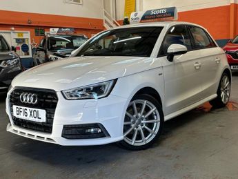 Audi A1 1.4 TFSI S line Sportback 5 Door Petrol White S Tronic Euro 6 1 