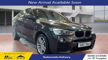 BMW X4 2.0 2.0 20d M Sport SUV 5dr Diesel Auto xDrive Euro 6 (s/s) (190