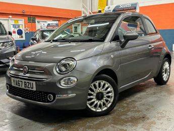 Fiat 500 1.2 Lounge Hatchback 3 Door Petrol Automatic Grey Dualogic Euro 