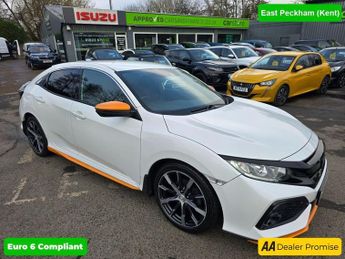 Honda Civic 1.0 VTEC TURBO SR IN WHITE WITH 46,180 MILES AND A SERVICE HISTO