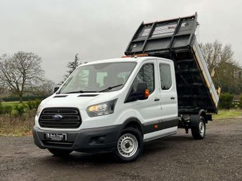 Ford Transit 2.0 Transit 350 Double Cab Tipper with Penny Crane