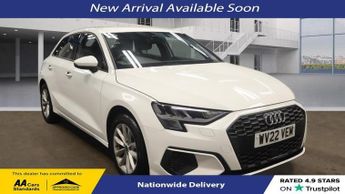 Audi A3 1.0 1.0 TFSI 30 Technik Sportback 5dr Petrol Manual Euro 6 (s/s)