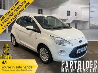 Ford Ka 1.2 Zetec Hatchback 3dr Petrol Manual Euro 5 (s/s) (69 ps)