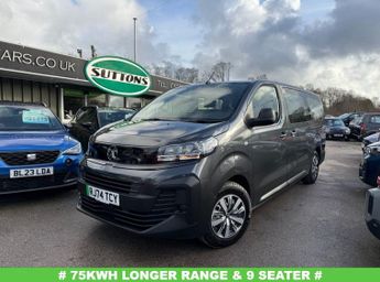 Vauxhall Vivaro 75kWh Combi XL MPV 5dr Electric Auto LWB (9 Seat, 7.4kW Charger)