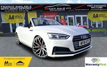 Audi A5 2.0 TDI S line Convertible 2dr Diesel S Tronic Euro 6 (s/s) (190