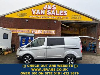 FORD TRANSIT CUSTOM 2.0 320 EcoBlue Active Crew Van Double Cab 5dr Diesel Auto L1 H1