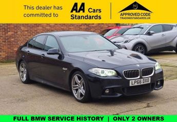 BMW 520 2.0 520d M Sport Saloon 4dr Diesel Auto Euro 6 (s/s) (190 ps)