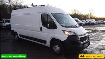 Peugeot Boxer 2.2 BlueHDi 335 PROFESSIONAL IN WHITE WITH 66,420 MILES AND A FU