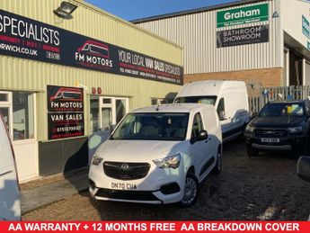 Vauxhall Combo 1.5 Turbo D 2300 Sportive Panel Van 6dr Diesel Manual L2 H1 Euro