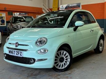 Fiat 500 1.2 Lounge Hatchback 3 Door Petrol Manual Green Euro 6 