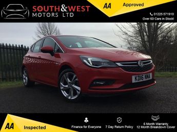 Vauxhall Astra 1.0i Turbo ecoFLEX SRi Nav Hatchback 5dr Petrol Manual Euro 6 (s