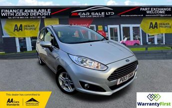 Ford Fiesta 1.25 Zetec Hatchback 5dr Petrol Manual Euro 5 (82 ps)