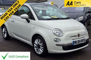 FIAT 500 AUTOMATIC 1.2 Lounge Hatchback 3dr Petrol Dualogic Euro 6 (s/s) 