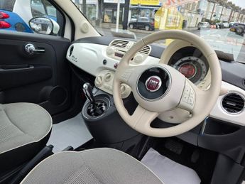 FIAT 500 AUTOMATIC 1.2 Lounge Hatchback 3dr Petrol Dualogic Euro 6 (s/s) 