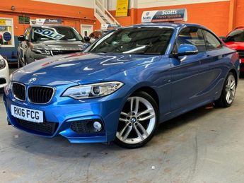 BMW 220 2.0 220d M Sport Coupe 2 Door Diesel Automatic Blue Euro 6 1 For