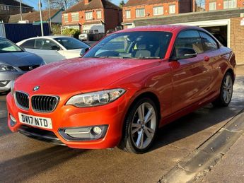 BMW 218 2.0 218d Sport Coupe 2 Door Diesel Manual Orange Euro 6 Low Tax