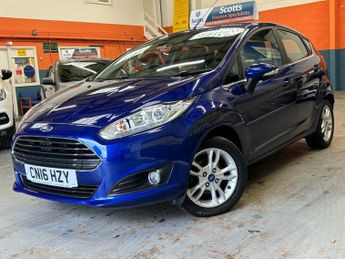 Ford Fiesta 1.0T EcoBoost Zetec Hatchback 5 Door Petrol Manual Blue Euro 6 1