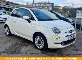 Fiat 500 1.2 ECO Lounge Convertible 2dr Petrol Manual Euro 6 (s/s) (69 bh