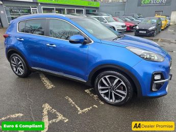 KIA SPORTAGE 1.6 CRDi 4 SUV 5DR Blue, 69,000 miles, 3 owners, full service hi