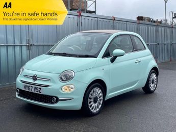 Fiat 500 1.2 Lounge Convertible 2dr Petrol Dualogic Euro 6 (s/s) (69 bhp)