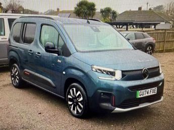 Citroen Berlingo 52kWh MAX M MPV 5dr Electric Auto (7.4kW Charger) (136 ps)