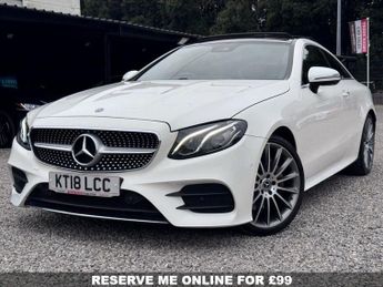 Mercedes E Class E220d 2.0 AMG Line Premium [Pan Roof] Coupe 2dr - LOW MILEAGE