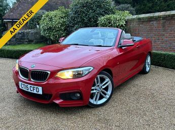 BMW 218 1.5 218i M Sport Convertible 2dr Petrol Manual Euro 6 (s/s) (136