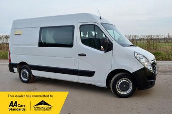 Vauxhall Movano 2.3 CDTi 3500 BiTurbo Crew Van Double Cab 6dr Diesel Manual FWD 