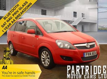 Vauxhall Zafira 1.8 16V Design MPV 5dr Petrol Manual Euro 5 (SNav) (140 ps)