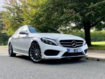 Mercedes C Class 1.6 C200 D AMG LINE PREMIUM 4d AUTO 136 BHP