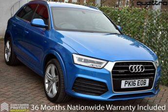 Audi Q3 2.0TDi QUATTRO S-LINE PLUS 5 DOOR 6-SPEED 148 BHP (EURO 6)