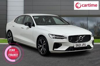 Volvo S60 2.0h T8 Recharge 11.6kWh R-Design Saloon 4dr Petrol Plug-in Hybr