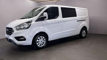 FORD TRANSIT CUSTOM 2.0 320 EcoBlue Limited Crew Van Double Cab 5dr Diesel Auto L2 H