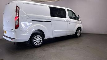 FORD TRANSIT CUSTOM 2.0 320 EcoBlue Limited Crew Van Double Cab 5dr Diesel Auto L2 H