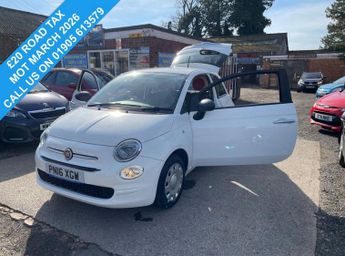 Fiat 500 1.2 Pop Hatchback 3dr Petrol Manual Euro 6 (s/s) (69 bhp)