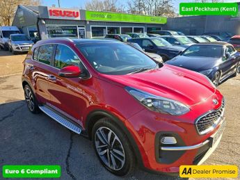 Kia Sportage 1.6 T-GDI 3 SUV IN RED WITH 37,000 MILES AND A FULL SERVICE HIST