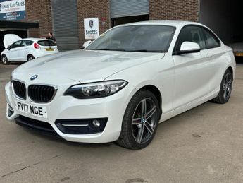 BMW 218 2.0 218d Sport Coupe 2 Door Diesel Automatic White Euro 6 1 Form