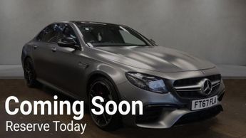 Mercedes E Class 4.0 E63 V8 BiTurbo AMG S (Premium) Saloon 4dr Petrol SpdS MCT 4M