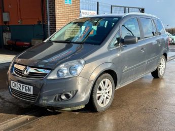 Vauxhall Zafira 1.6 16V Design MPV 5dr Petrol Manual Euro 5 (SNav) (115 ps)