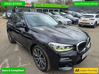 BMW X3 2.0 20d M SPORT IN BLACK WITH 79,000 MILES AND A FULL SERVICE HI