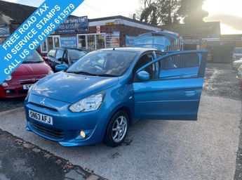 Mitsubishi Mirage 1.2 2 Hatchback 5dr Petrol Manual Euro 5 (s/s) (79 ps)