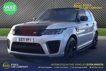 Land Rover Range Rover Sport 5.0 P575 V8 GPF SVR SUV 5dr Petrol Auto 4WD Euro 6 (s/s) (575 ps