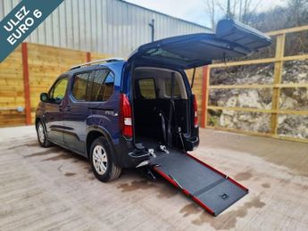 Peugeot Rifter 3 Seat Wheelchair Accessible Disabled Access Vehicle WAV